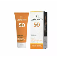 Cremă de față peptidică antioxidantă împotriva hiperpigmentării SPF 50 ml - UZDROVISCO (Pre-age)