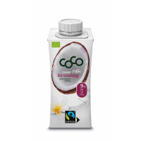 Lapte de nucă de cocos - băutură de gătit din nucă de cocos fără adaos de zahăr Fair Trade bio 200 ml - COCO (DR MARTINS)