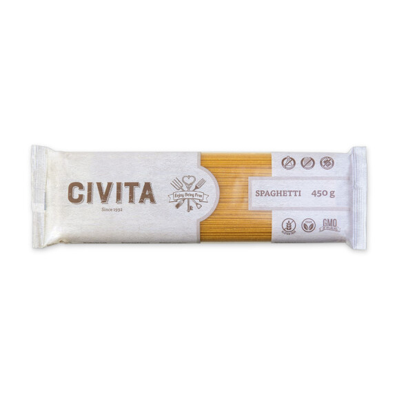 Paste spaghete fără gluten (porumb) 450 g - Civita