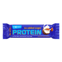 Baton proteic cu nucă de cocos și migdale în ciocolată cu lapte fără zahăr adăugat fără gluten 40g - MaxSport