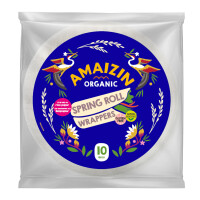 Hârtie de orez pentru rulouri de primăvară și rulouri de primăvară fără gluten bio (10 buc) 100 g - Amaizin