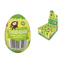 Fair Trade ciocolată surpriză ou fără gluten bio 20g - TODDIDOO