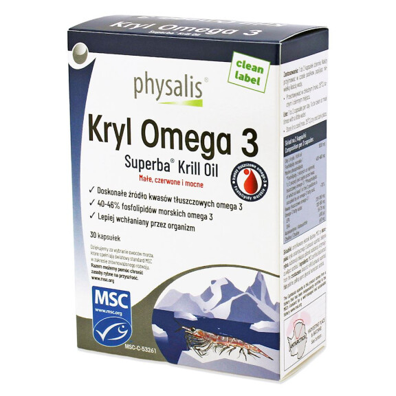 Krill omega 3 30 capsule - Physalis