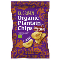 Chipsuri de ardei de plantain fără gluten BIO 80 g