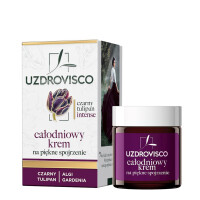 Cremă de ochi antirid pentru zi și noapte 25 ml - UZDROVISCO (INTENSE BLACK TULIPAN)