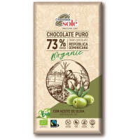 Ciocolată amară 73% cacao cu ulei de măsline BIO 100 g