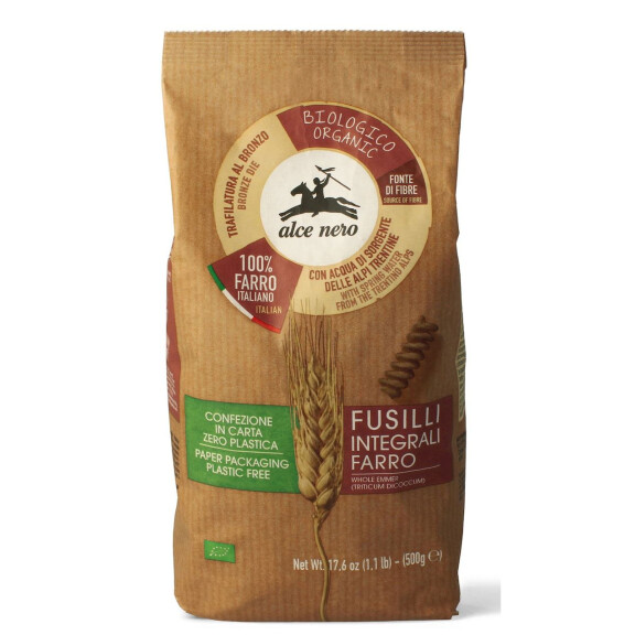 Paste (făină integrală de spelta) fusilli BIO 500 g