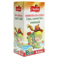 Ceai pentru copii - tei, flori de soc, mușețel BIO (20 x 1,5 g) 30 g