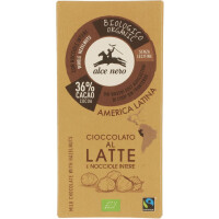 Ciocolată cu lapte din comerț echitabil cu nuci BIO 100 g