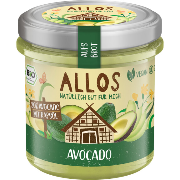 Pastă de cremă de avocado fără gluten BIO 140 g