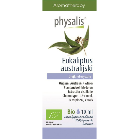 Ulei esențial de eucalipt australian (eucalyptus radiata) BIO 10 ml