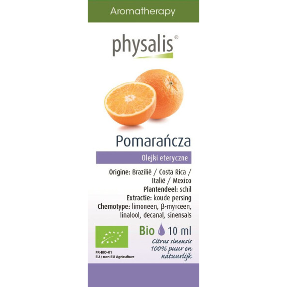 Ulei esențial de portocale chinezești (sinaasappel) BIO 10 ml