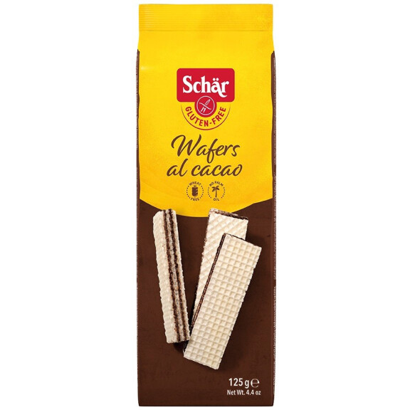 Napolitane cacao-waffles cu cremă de cacao WITHOUTGL. 125 g