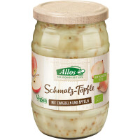 Slănină vegană cu ceapă și mere fără gluten BIO 250 g