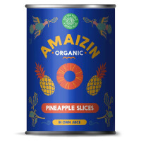 Felii de ananas în suc propriu (cutie) BIO 400 g (220 g)