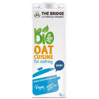 Cremă de ovăz pentru gătit fără adaos de zaharuri Bio 200ml - The Bridge