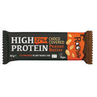 Baton proteic fără gluten cu alune și ciocolată bio 40 g - Smart Organic (Roobar)