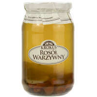 Bulion de legume fără gluten, fără zahăr adăugat 810 ml - Krokus
