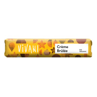Tabletă de ciocolată cu lapte cu umplutură de lapte și caramel bio 40 g - Vivani