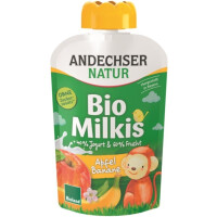 Desert cu iaurt mere-banană BIO 100 g