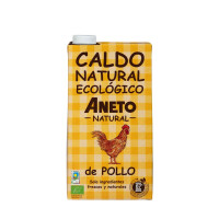 Bulion lichid de pui bio fără gluten 1 l - ANETO Natural
