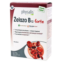 Fier + vitamina B12 forte 45 comprimate - Physalis