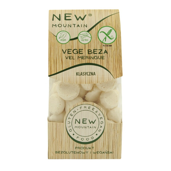 Meringi clasice vegane fără gluten 50g - New Mountain