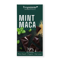 Maca ciocolată amară - mentă fără gluten bio 60 g - BENJAMISSIMO