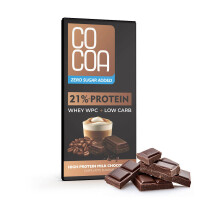 Lapte proteic cu lapte de ciocolată cu proteine WPC fără adaos de zahăr 65 g - Cacao