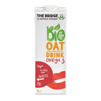 Băutură de ovăz omega-3 fără gluten, fără zaharuri adăugate bio 1 l - The Bridge
