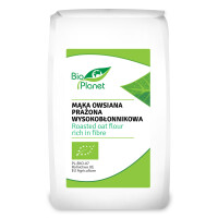 Făină de ovăz prăjită bogată în fibre bio 300 g - BIO PLANET