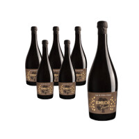 PACHET 6 x Șampanie cu aromă de struguri albi și petale de stejar Kombucha Bio 750 ml - Kombucha By Laurent