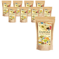 PACHET 9 x Eritritol (pungă de hârtie) 1000 g
