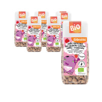 PACHET 6 x Jeleuri de fructe fără gluten cu mere și căpșuni BIO 75 g - Biominki