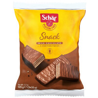 Napolitane Snack acoperite cu ciocolată fără gluten 105 g
