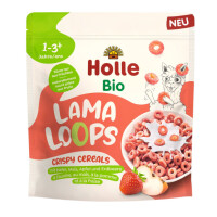 Mere și căpșuni Lama cereale fără adaos de zaharuri de la 1 an bio 125 g - Holle