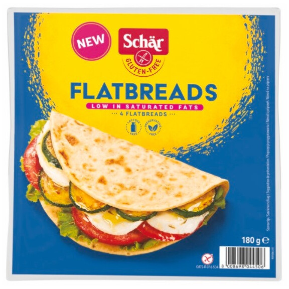 Pateuri plate - tortilla fără gluten180 g - Schar