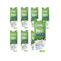 PACHET 8 x Băutură din orez fără gluten cu alge marine fără adaos de zahăr Bio 1 l - Natumi