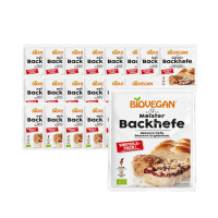 PACHET 24 x Drojdie uscată fără gluten bio (3 x 7 g) 21 g - Biovegan