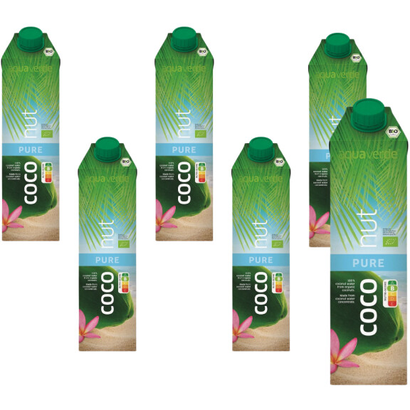 PACHET 6 x Apă de nucă de cocos BIO 1 l