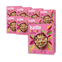 PACHET 8 x Discuri de cereale colorate fără gluten bio 300 g - turtle