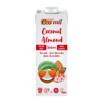 Băutură din nucă de cocos cu migdale, fără zahăr, non-GLU. BIO 1 l
