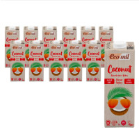 Set de 12 x băutură de nucă de cocos clasică fără zahăr bio 1 l