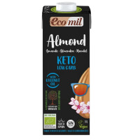 Băutură de migdale Keto Low Carb fără gluten BIO 1 l- Ecomil