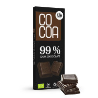 Ciocolată neagră 99 % bio 40 g - COCOA