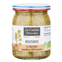 Muștar francez vechi l'ancienne BIO 210 g - La Cuisine D Autrefois
