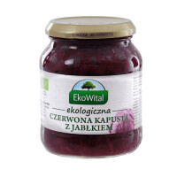 Varză roșie cu mere BIO 340 g - Ekowital