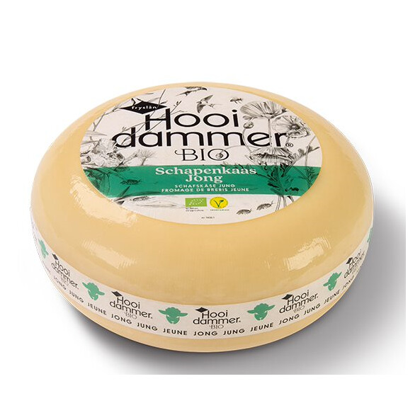 Brânză de oaie Bio tânără (maturată scurt) (aprox. 4,5 kg) - Hooidammer