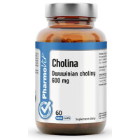 Colină (600 mg) fără gluten 60 capsule - Pharmovit (etichetă curată)