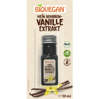 Extract de vanilie Bourbon fără gluten bio 20 ml - BIOVEGAN